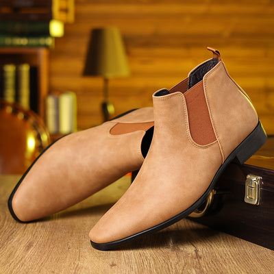 Dorian Marnier Suede Chelsea Boots