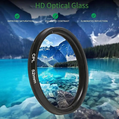 ClariLens™ CPL Filter — Instantly Dazzle with Glare-Free, Vivid Smartphone Photos