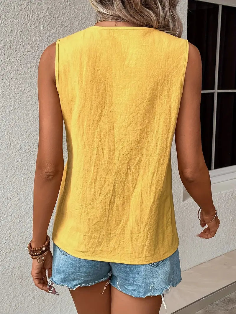 Liljana - Elegant sleeveless shirt