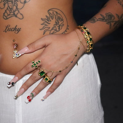 Dune Emerald Chunky Ring