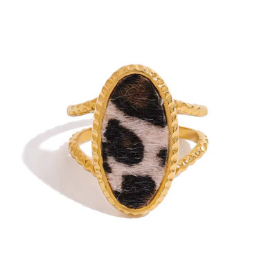 Cheetah Gold Ring