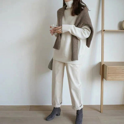 Julia | Soft High-Neck Knit Sweater