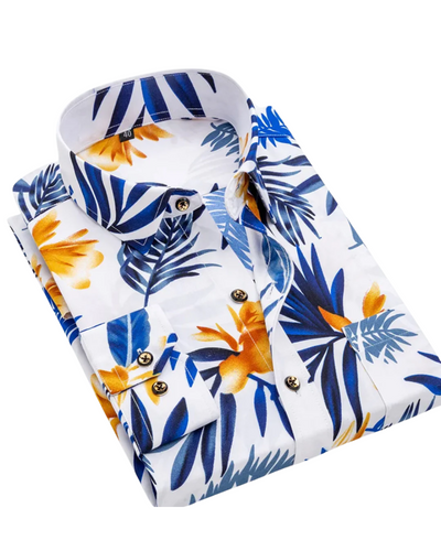 Maravello – Men’s Statement Print Shirt