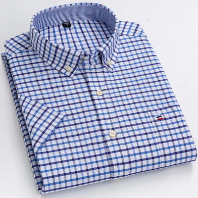 Monteluro – Men’s Heritage Check & Stripe Shirt
