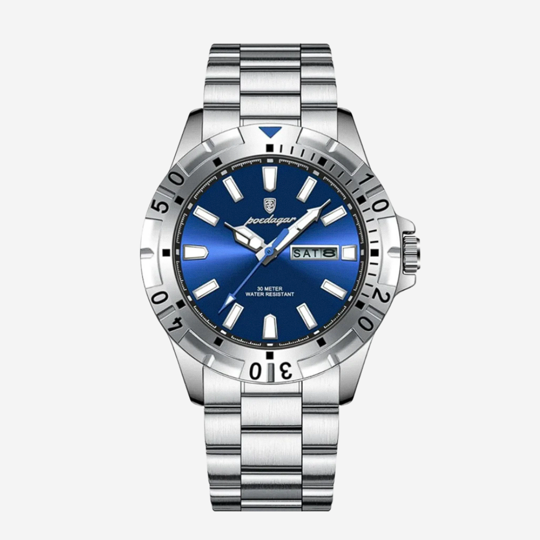 Maverick | Sporty Rotating Bezel Stainless Steel Watch