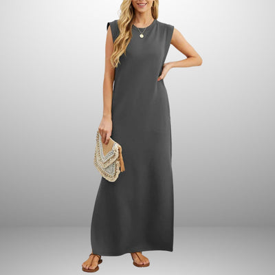 Olivia | Long Flowing Wrinkle-Free Dress