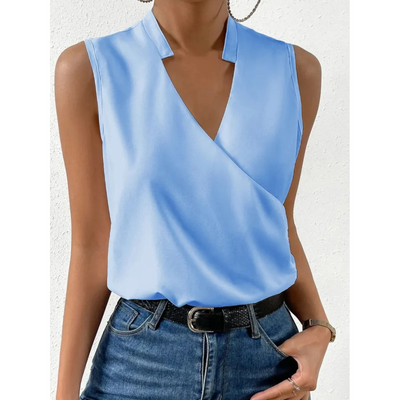 Celine | Summer Light V-Neck Top