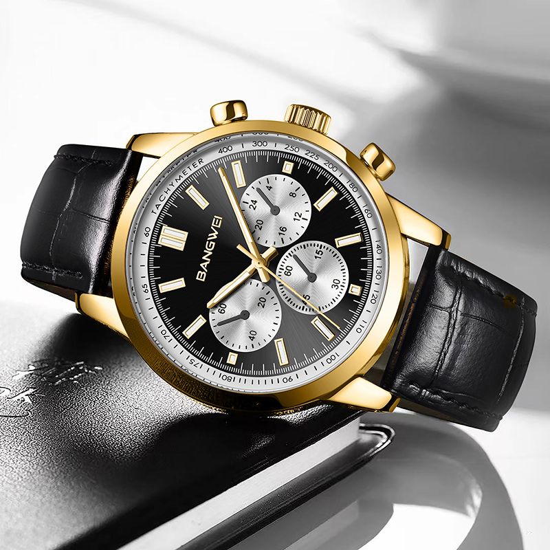 Casual Sport Military Business Leather Quartz Watch™