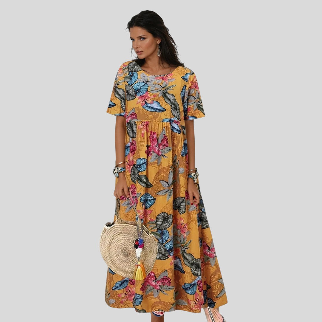 Kiri | Graceful Summer Bloom Dress