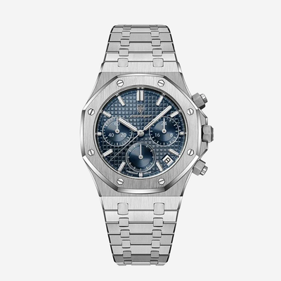 Damian | Iconic Steel Frame Bold Chronograph Design Watch