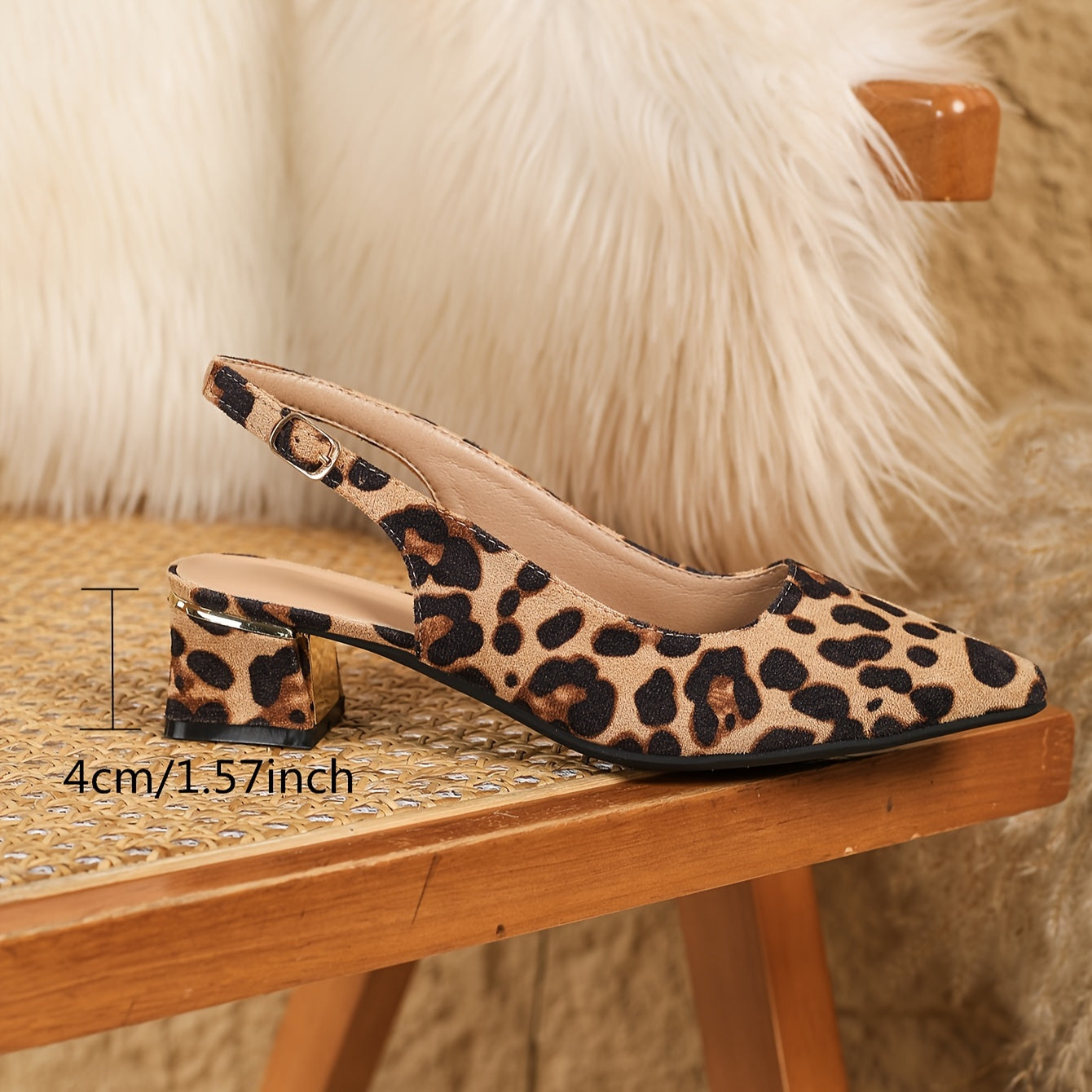 Kiara – Luxe Leopard Slingbacks