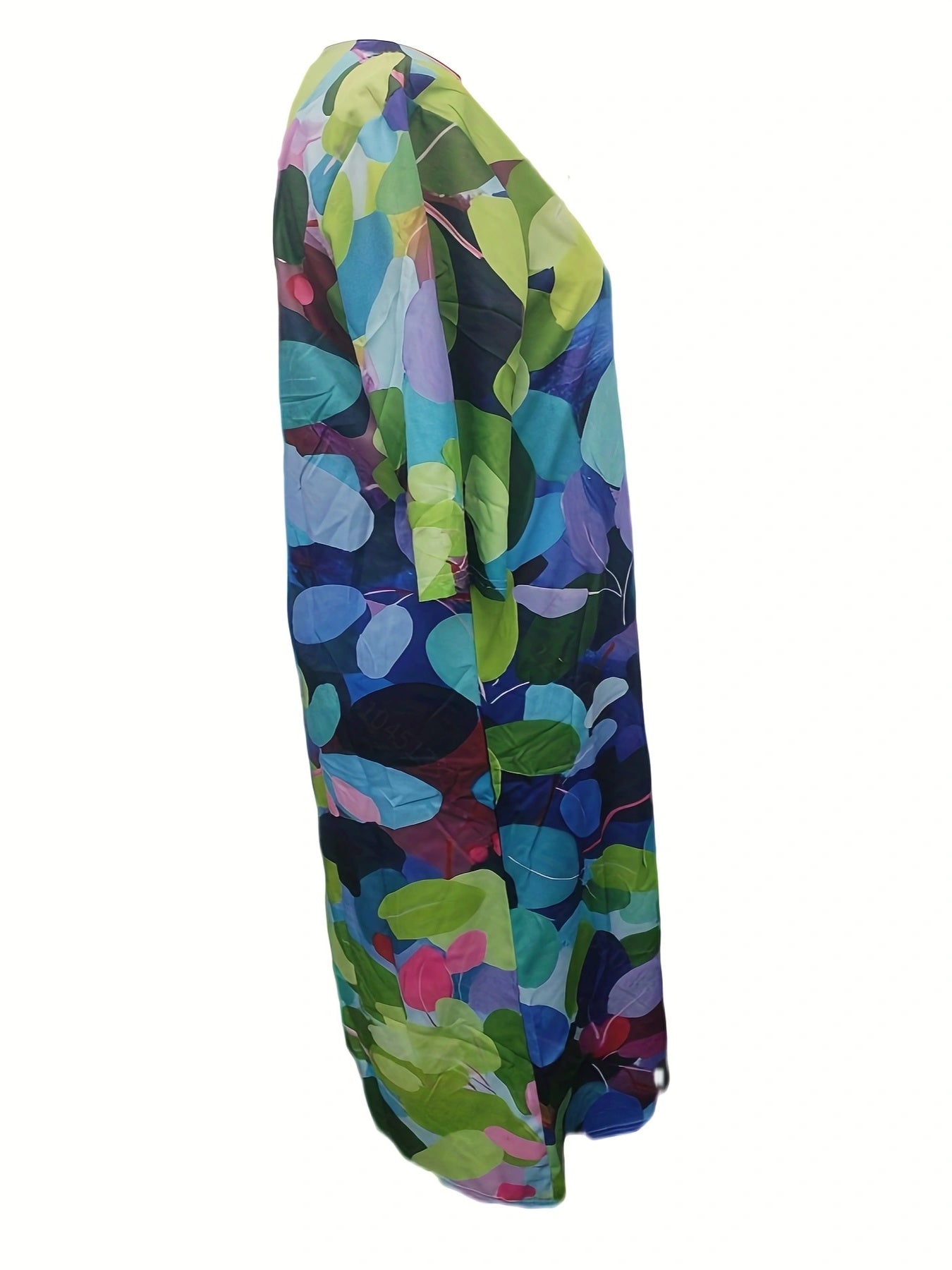 Elodie | Midnight Tropics Leaf Print Dress