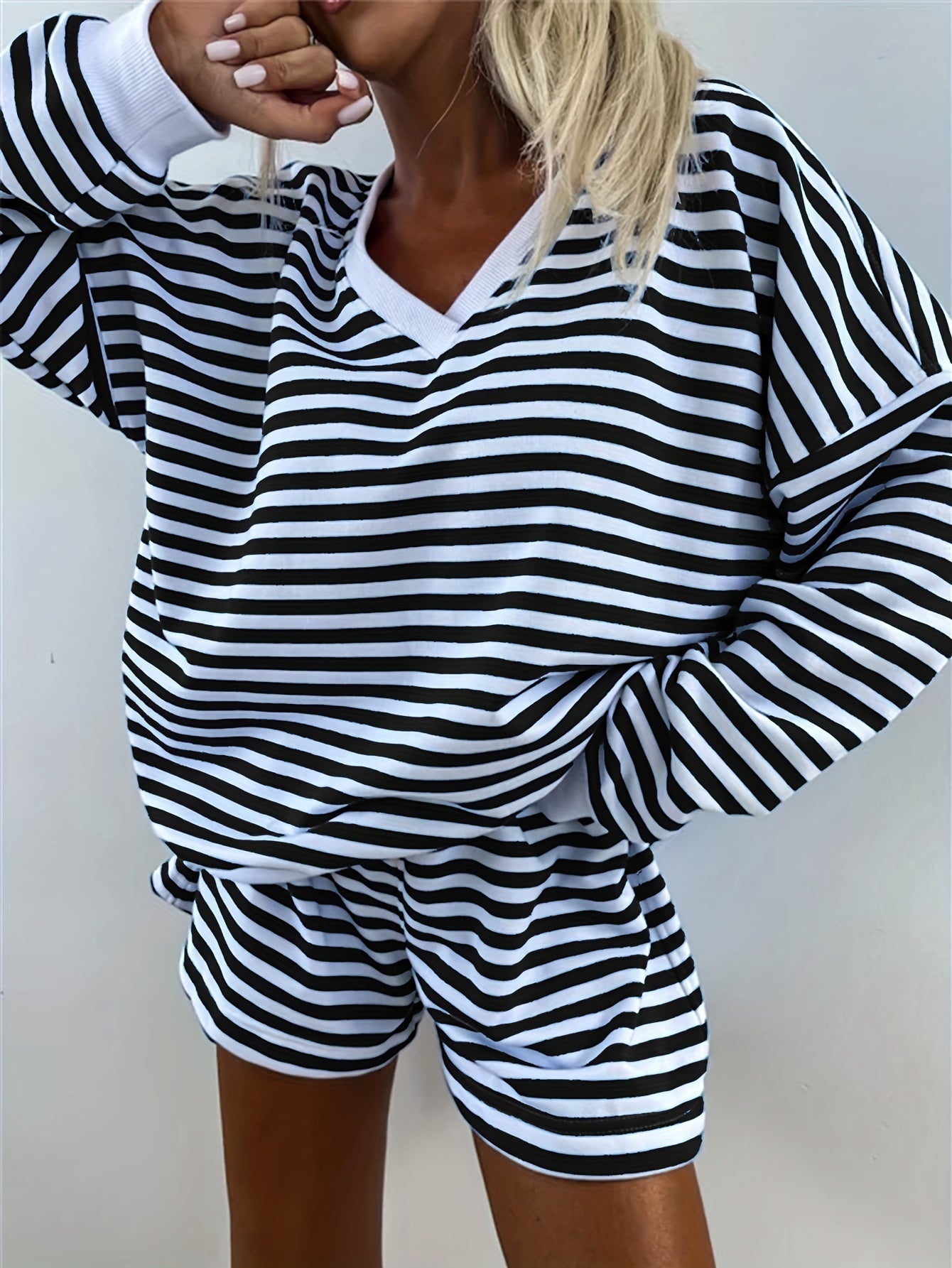 Brooklyn™ – Casual Striped Lounge Set