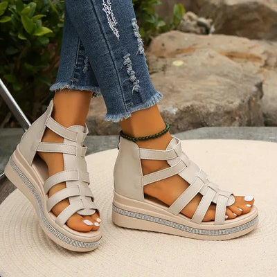 Violetta | Elegant Wedge Sandals