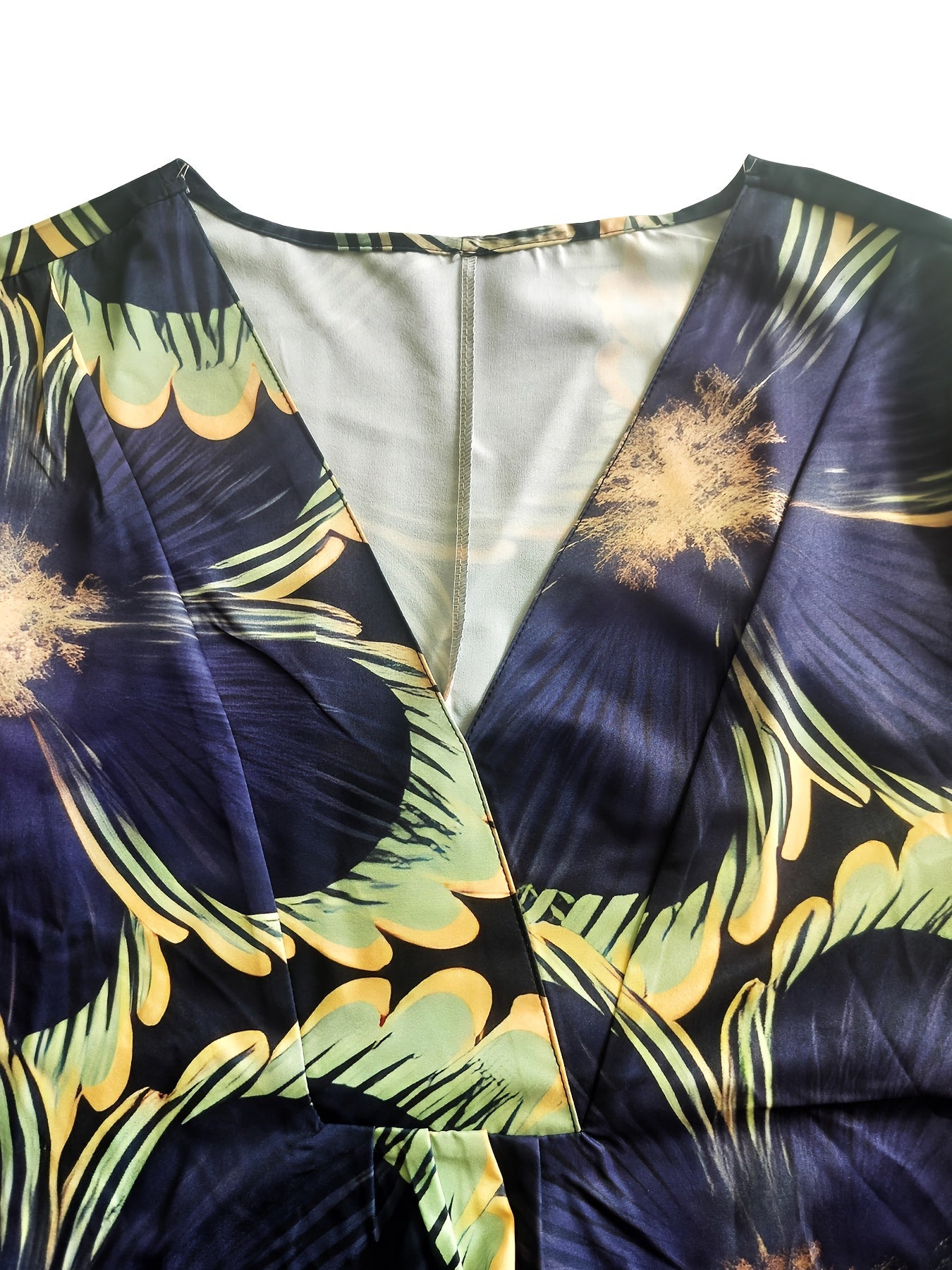 Talia | Midnight Bloom Relaxed Midi Dress