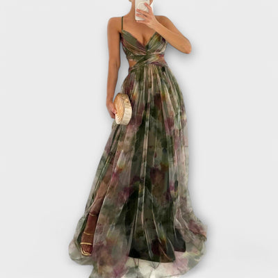 Aurora | Mesh Maxi Form Dress