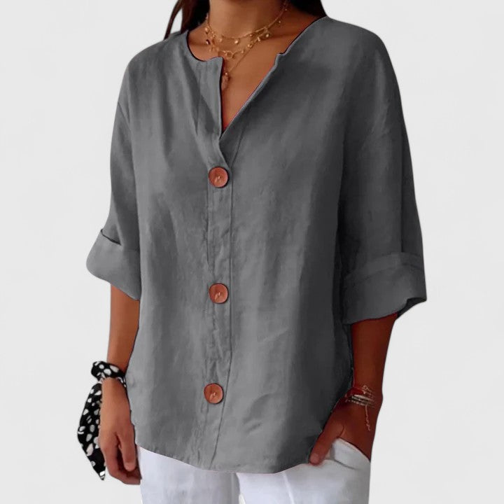 Emberlynn | Comfortable V Neck Shirt