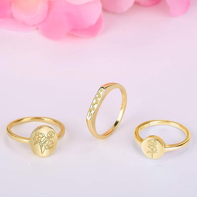 Roselina Vescovo Ring | Gold 16k