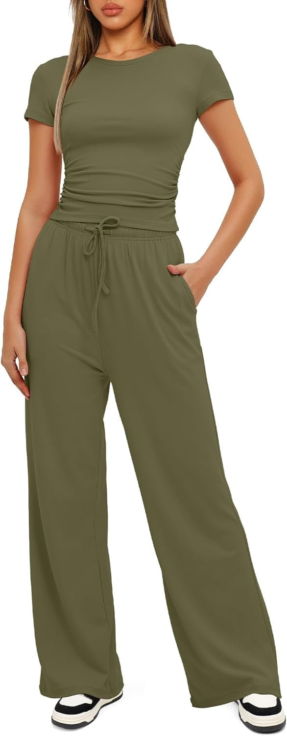 Cozy Flow 2 Piece Wide-Leg Set