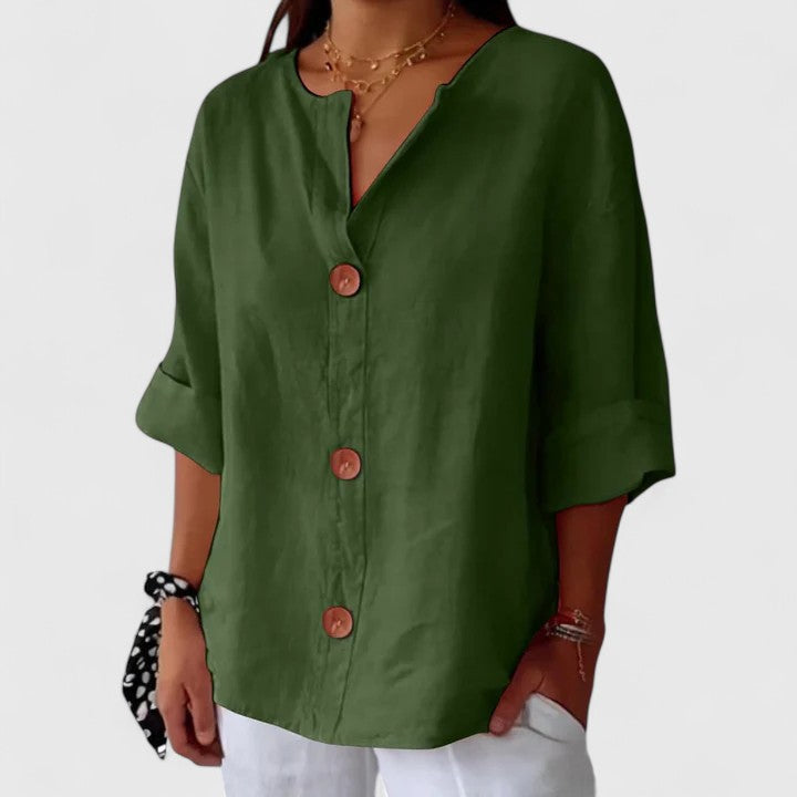 Emberlynn | Comfortable V Neck Shirt