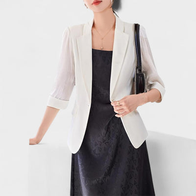NORTHLINE STUDIO | | SHEER SLEEVE BLAZER