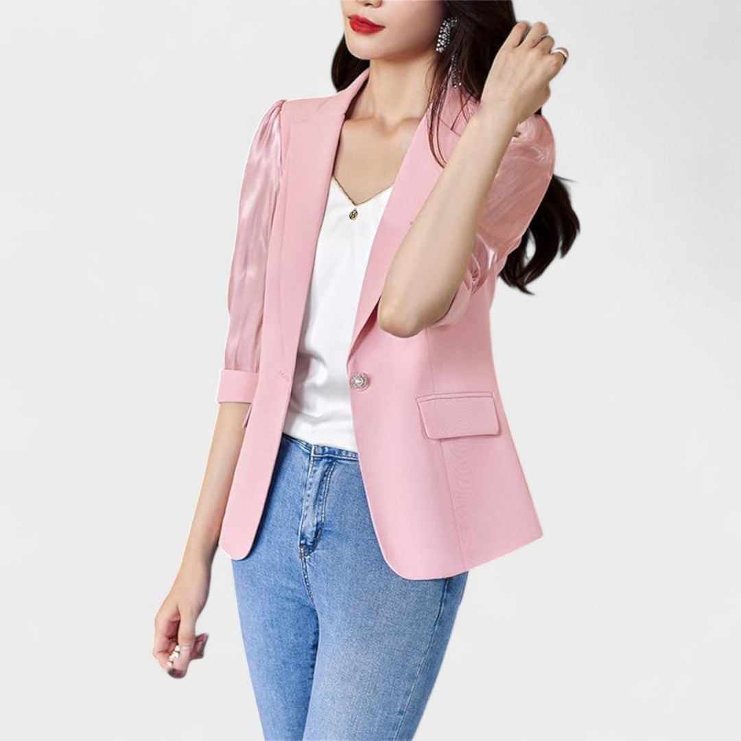 NORTHLINE STUDIO | | SHEER SLEEVE BLAZER