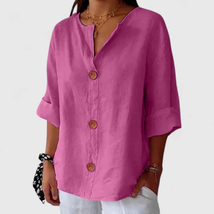 Emberlynn | Comfortable V Neck Shirt