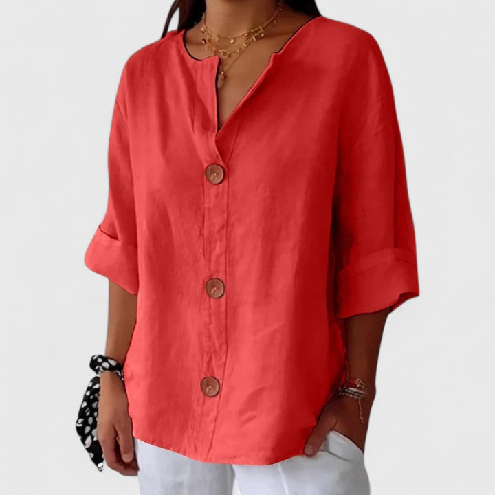 Emberlynn | Comfortable V Neck Shirt