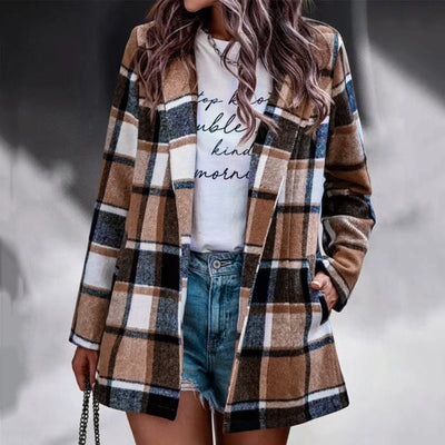 Avery™ - Vintage Plaid Blazer