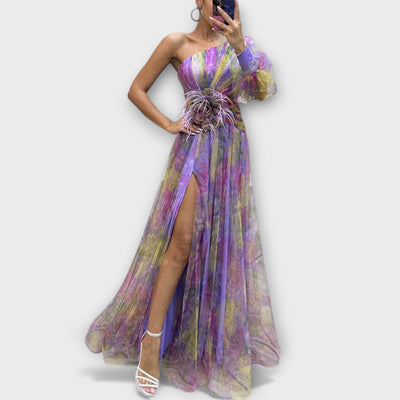 Aurora | One‑Shoulder Elegance Maxi