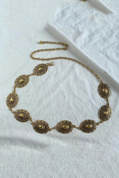 Raegan | Retro Geometric Waist Chain