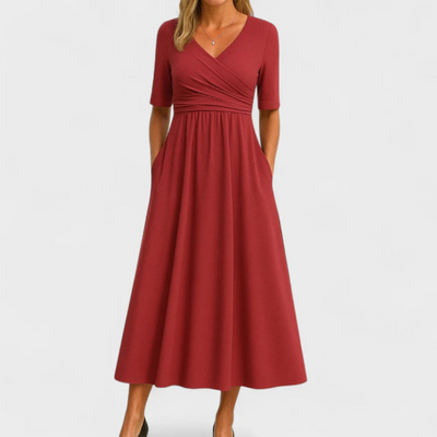 Arlise | Elegant Crossed Dress