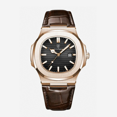 Elias | Sleek Dial Paired with a Classic Leather