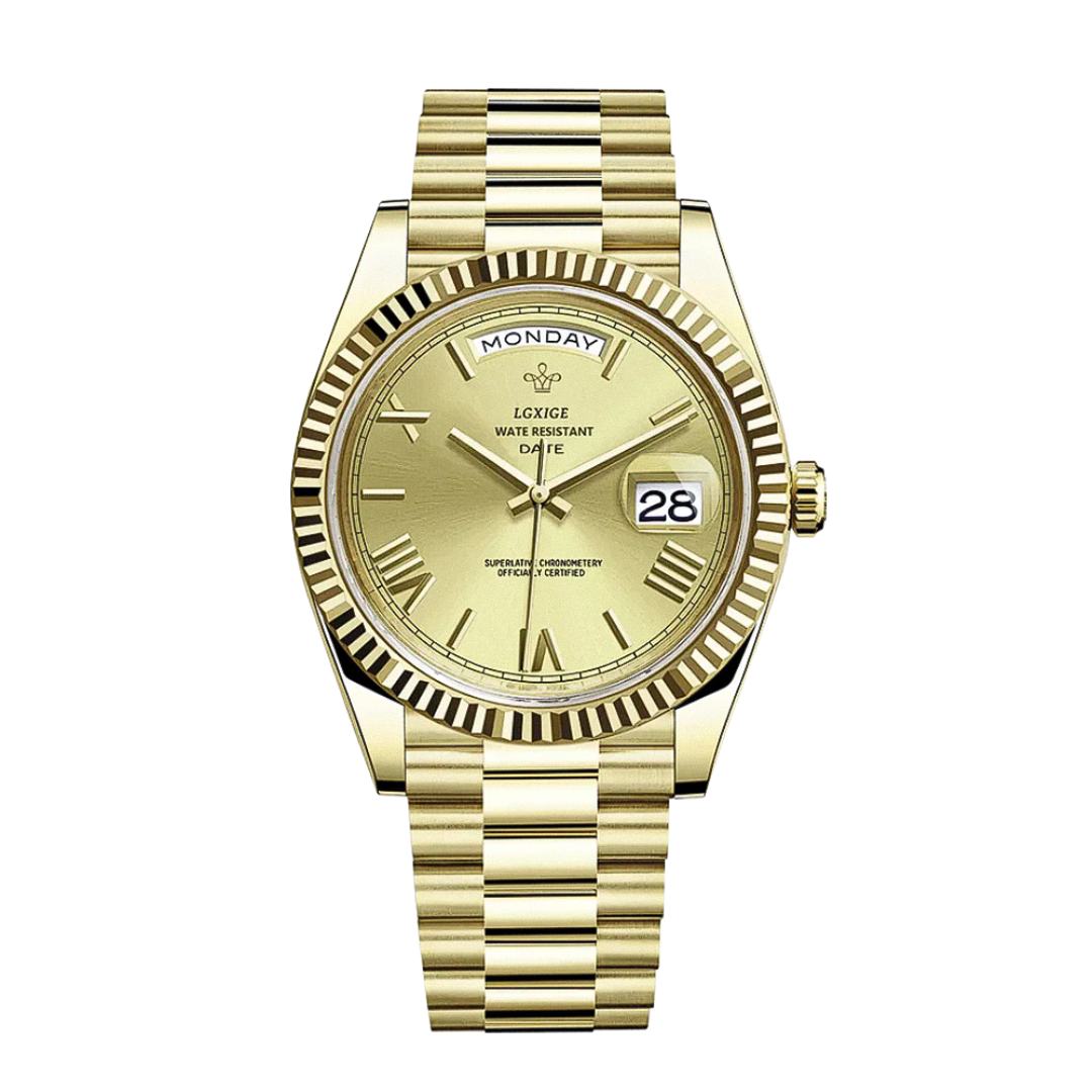 Frederick | Sharp Lines and Classic Day-Date Styling Watch