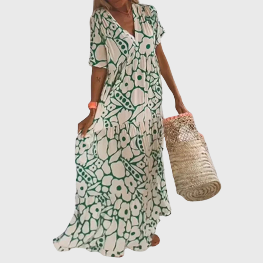 Avery | Sun-Kissed Stroll Lightweight Dress