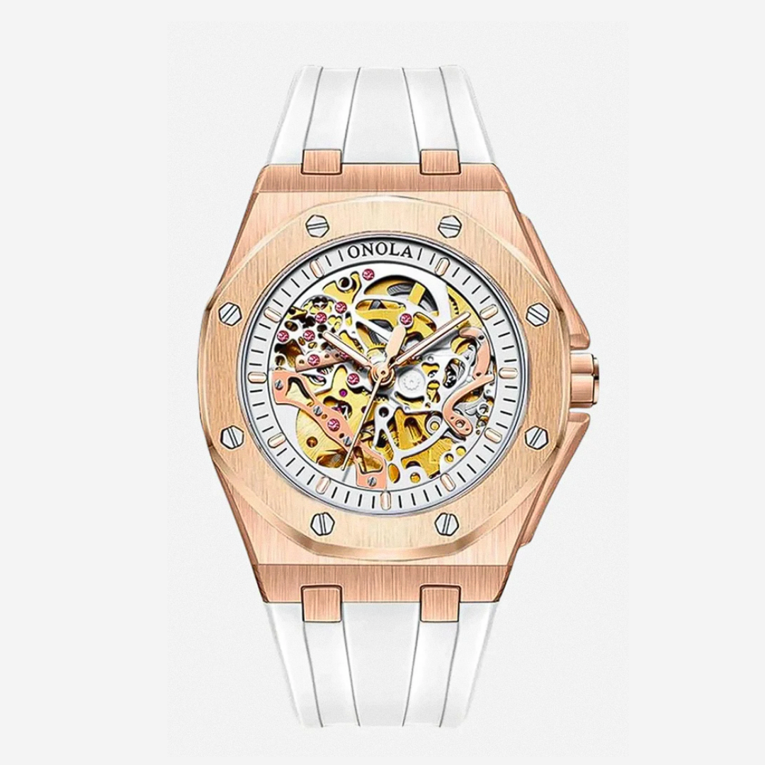 Zayden | Sporty Modern Eye-Catching Skeleton Watch