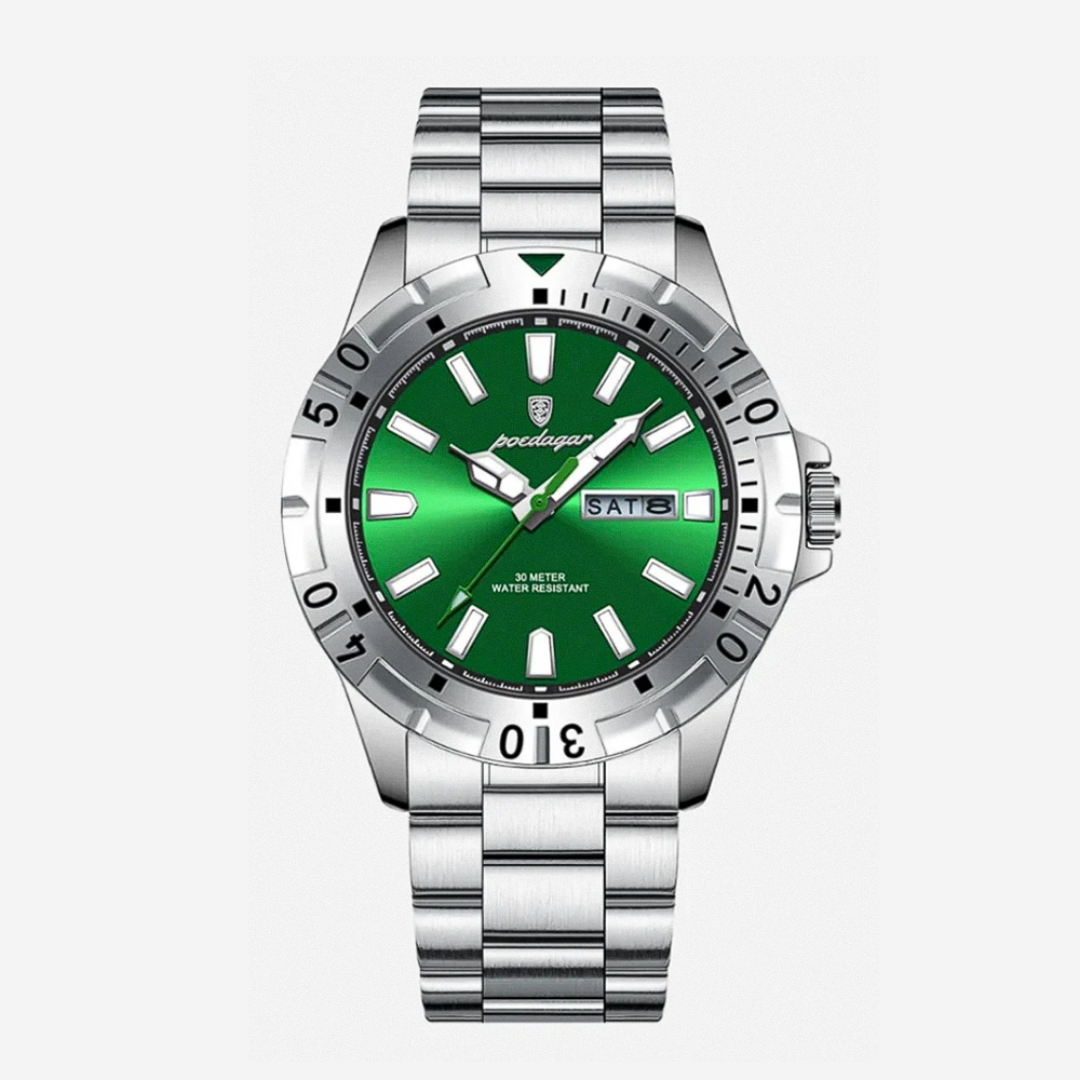 Maverick | Sporty Rotating Bezel Stainless Steel Watch