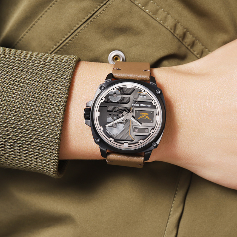 Harry Melbourne® - Quartz Leather Men's Watch