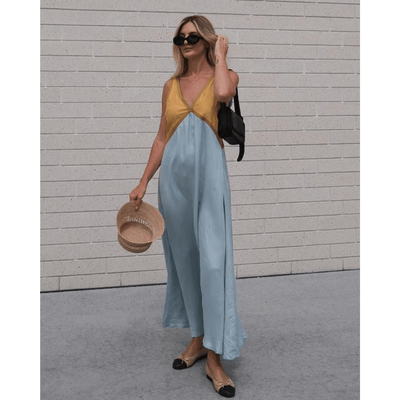 RENATA | V-NECK DRESS