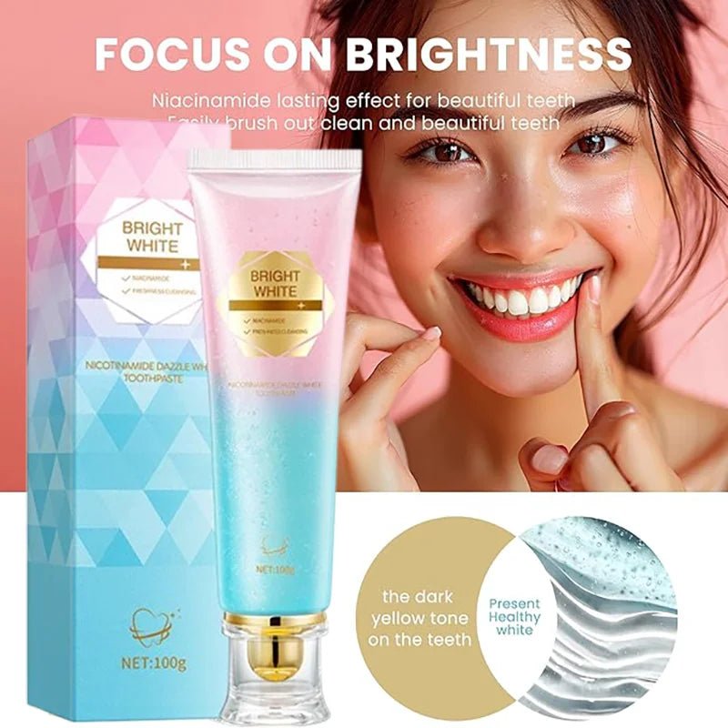 RadiancePlus™ Niacinamide Whitening Toothpaste — Transform Your Smile with Soothing, Powerful Brightness