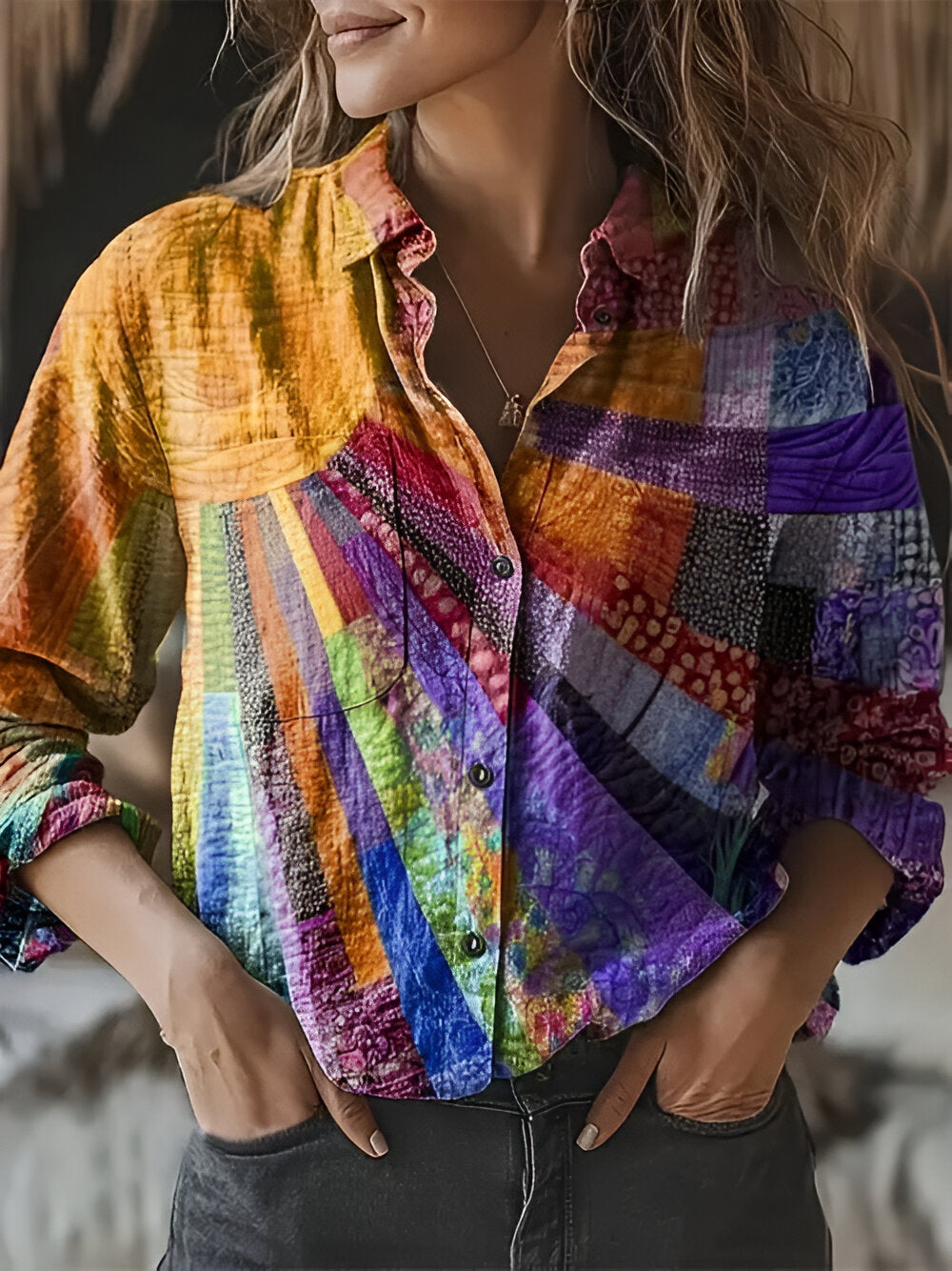 NINA™ | Blouse Inspired by the Sunflower