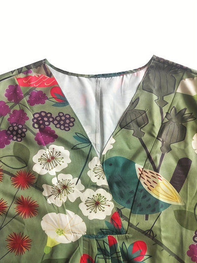 Flora | Woodland Songbird Midi Dress