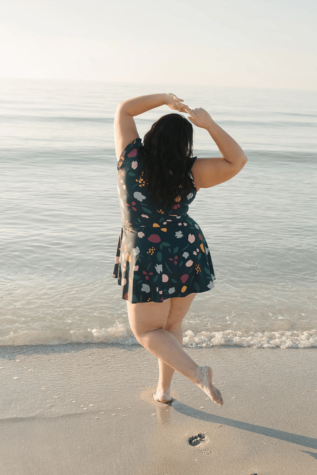 Agnieszka – Ruffled Swimsuit with Built-In Bust Support