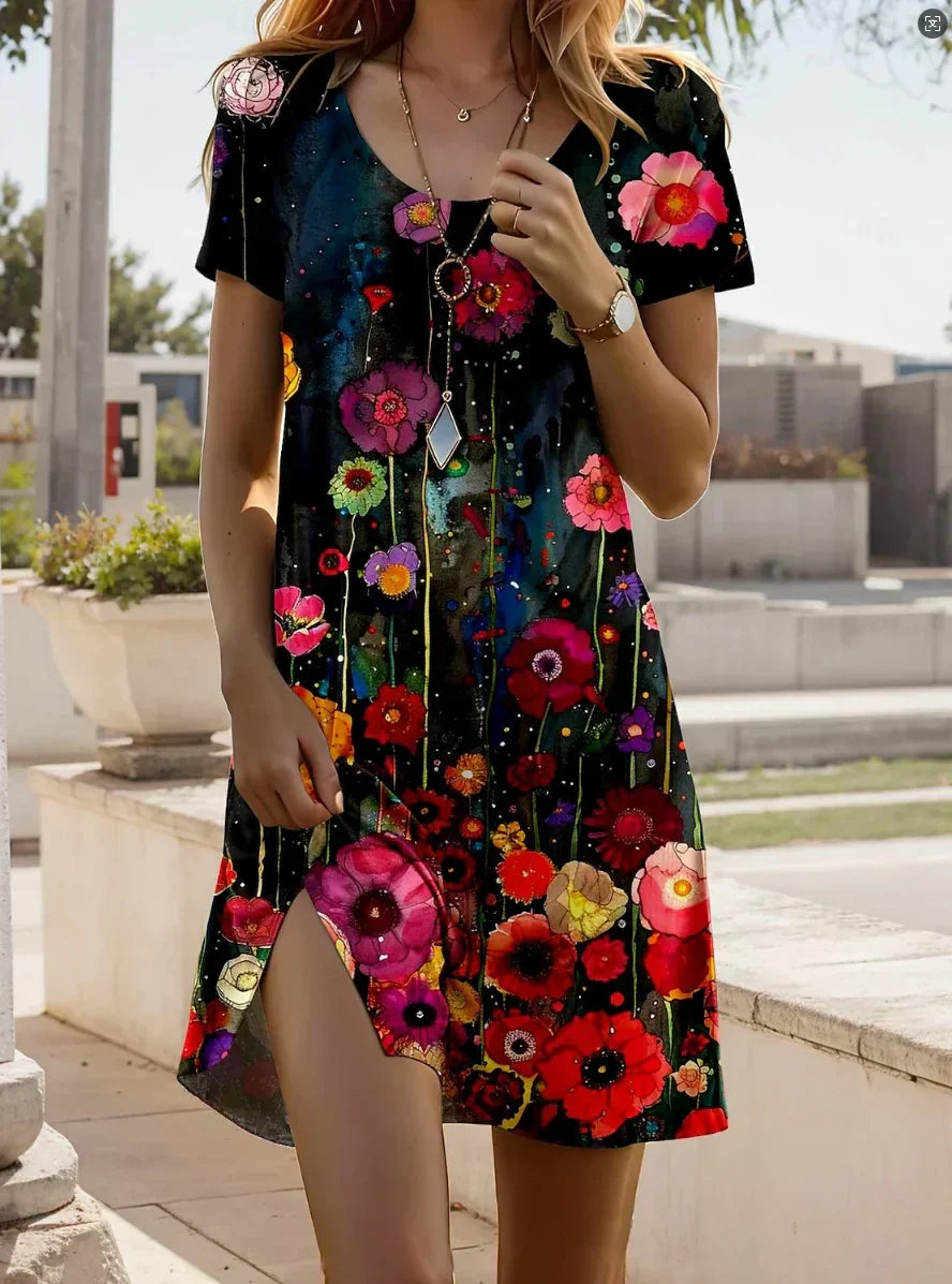 Lana | Fashion Printed Short Dress