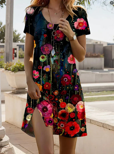 Lana | Fashion Printed Short Dress