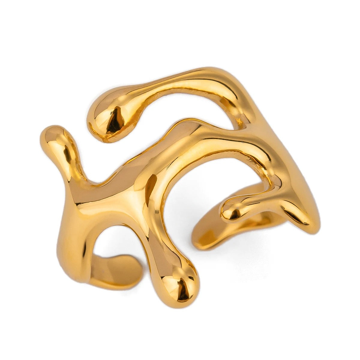 Geometric Dripping Ring