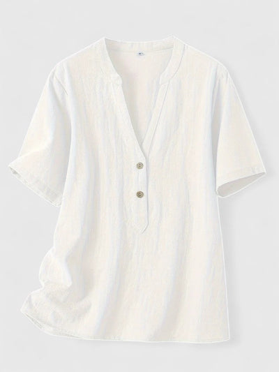 Selena | Elegant V-Neck Blouse