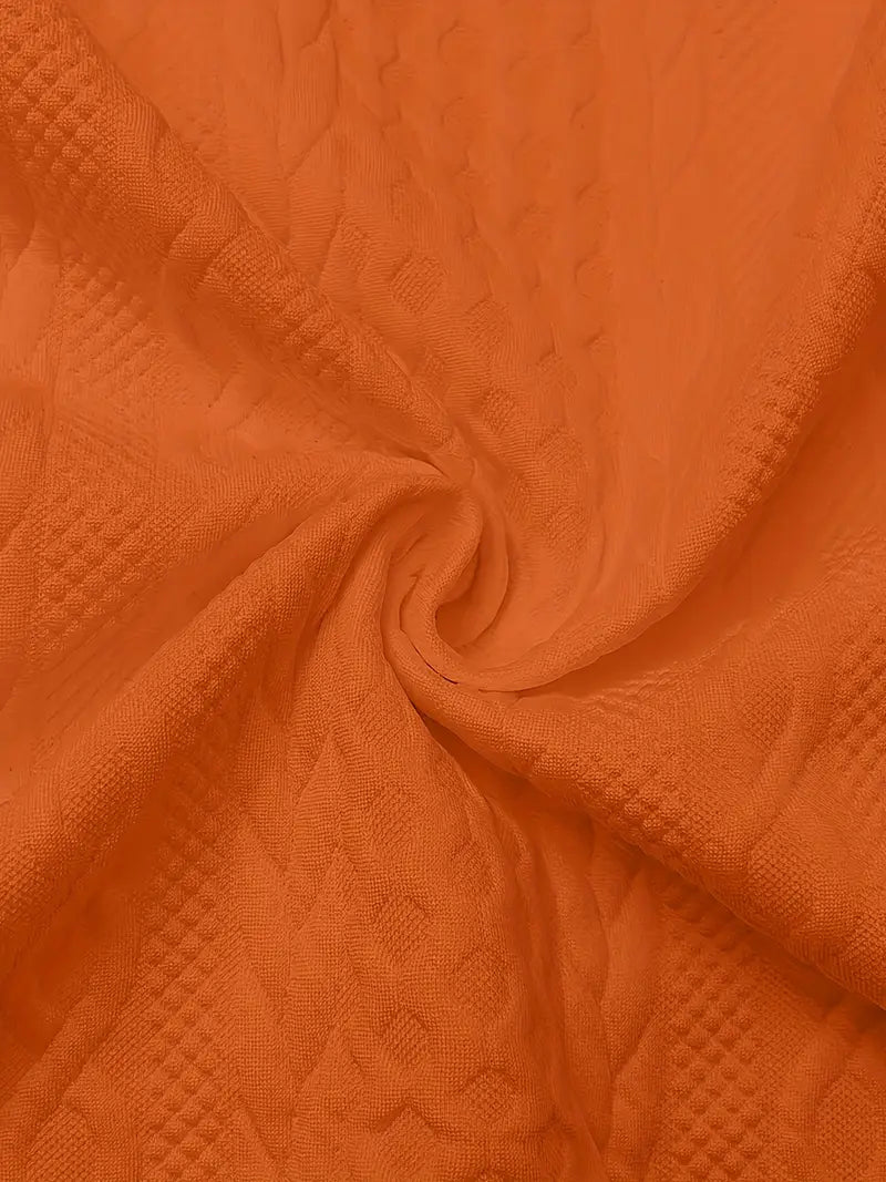 Elvarine | Textured Zip-Up Bomber Jacket