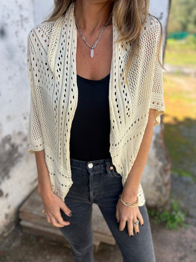 Brielle™ | Half Sleeve Knit Cardigan