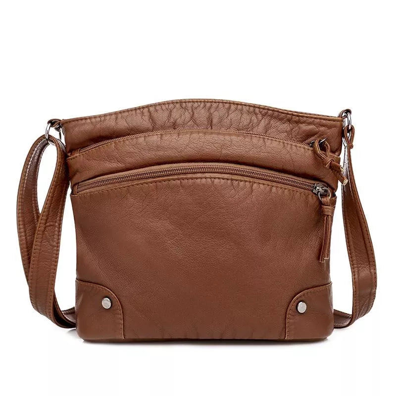 Mia™ Vintage Charm | Crossbody Leather Bag